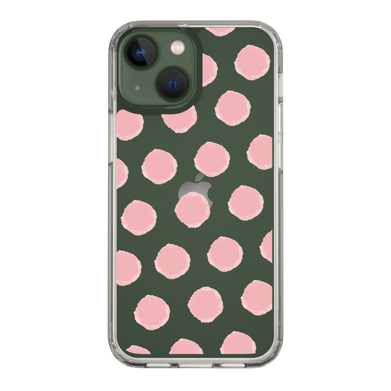 Slim Protection Case［ Original - Favorite Color Polka Dots - Pink ］