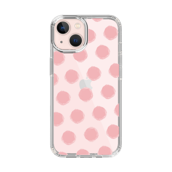 Slim Protection Case［ Original - Favorite Color Polka Dots - Pink ］