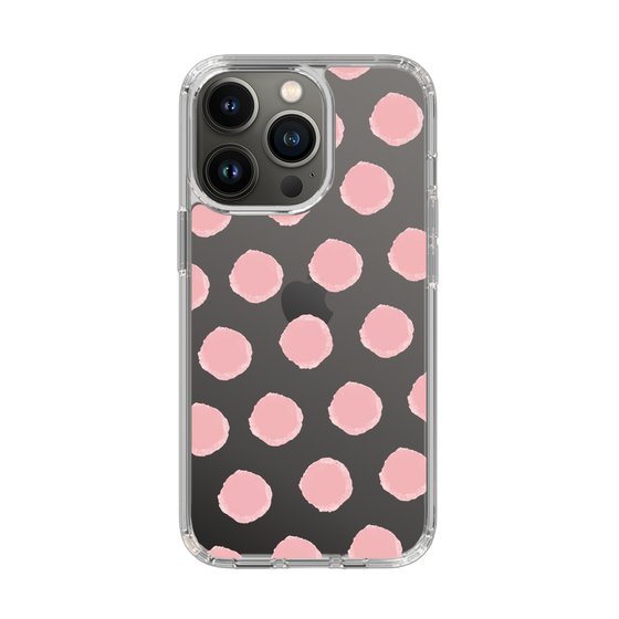 Slim Protection Case［ Original - Favorite Color Polka Dots - Pink ］