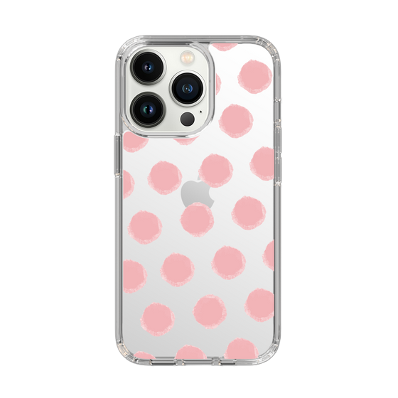 Slim Protection Case［ Original - Favorite Color Polka Dots - Pink ］
