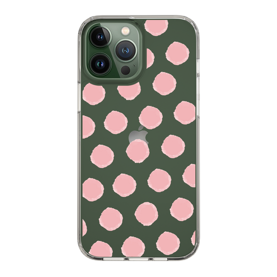 Slim Protection Case［ Original - Favorite Color Polka Dots - Pink ］