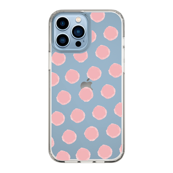 Slim Protection Case［ Original - Favorite Color Polka Dots - Pink ］