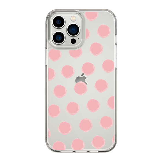 Slim Protection Case［ Original - Favorite Color Polka Dots - Pink ］