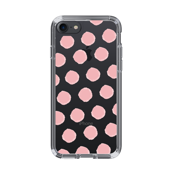 Slim Protection Case［ Original - Favorite Color Polka Dots - Pink ］