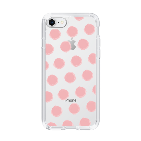 Slim Protection Case［ Original - Favorite Color Polka Dots - Pink ］