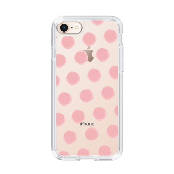 Slim Protection Case［ Original - Favorite Color Polka Dots - Pink ］