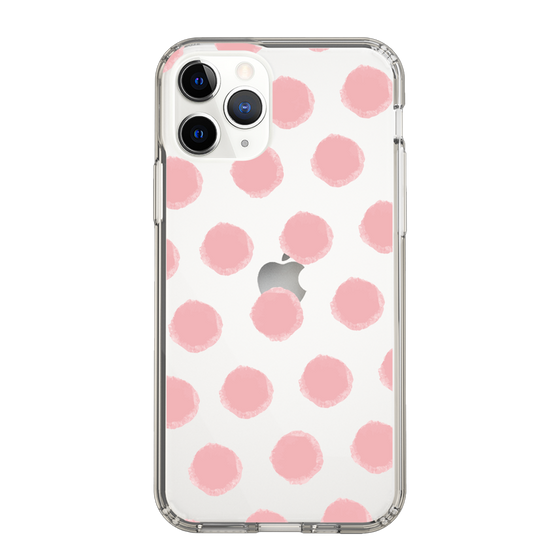 Slim Protection Case［ Original - Favorite Color Polka Dots - Pink ］