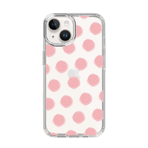 Slim Protection Case［ Original - Favorite Color Polka Dots - Pink ］