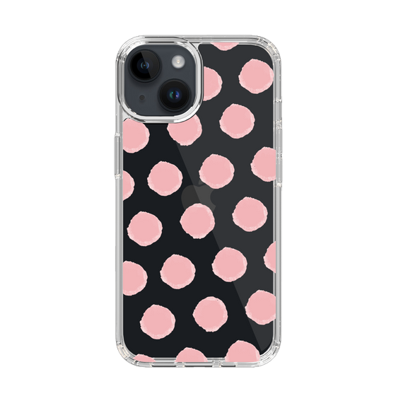 Slim Protection Case［ Original - Favorite Color Polka Dots - Pink ］