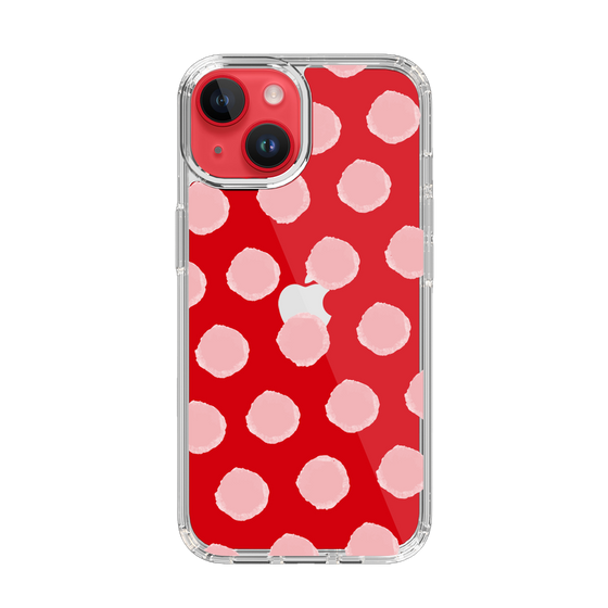 Slim Protection Case［ Original - Favorite Color Polka Dots - Pink ］