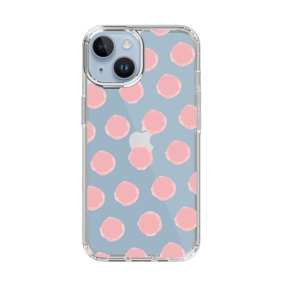 Slim Protection Case［ Original - Favorite Color Polka Dots - Pink ］