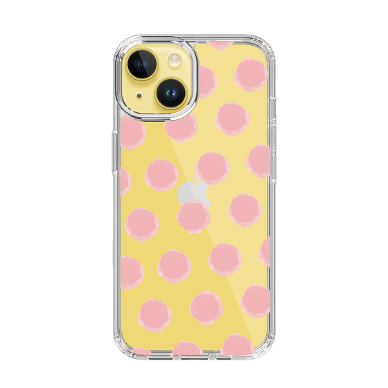 Slim Protection Case［ Original - Favorite Color Polka Dots - Pink ］