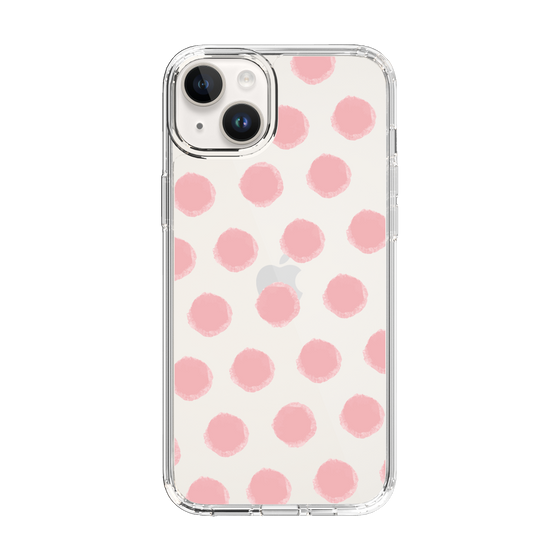 Slim Protection Case［ Original - Favorite Color Polka Dots - Pink ］