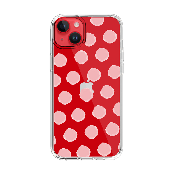 Slim Protection Case［ Original - Favorite Color Polka Dots - Pink ］