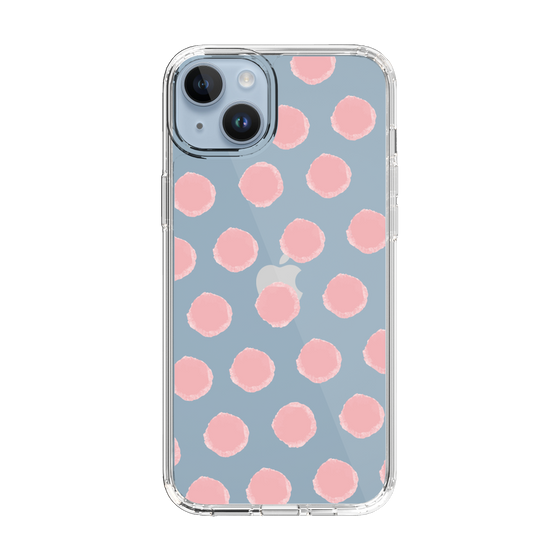 Slim Protection Case［ Original - Favorite Color Polka Dots - Pink ］