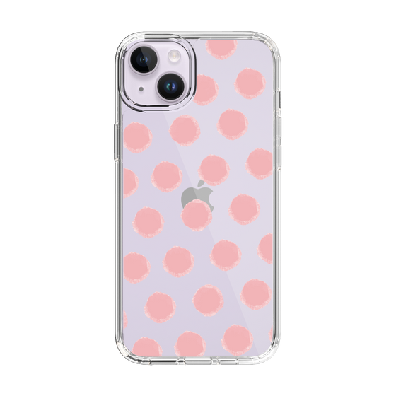 Slim Protection Case［ Original - Favorite Color Polka Dots - Pink ］