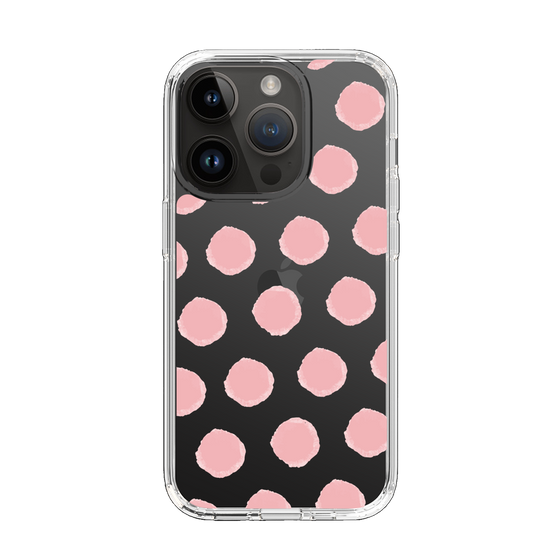 Slim Protection Case［ Original - Favorite Color Polka Dots - Pink ］