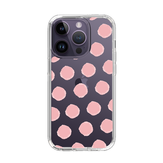 Slim Protection Case［ Original - Favorite Color Polka Dots - Pink ］