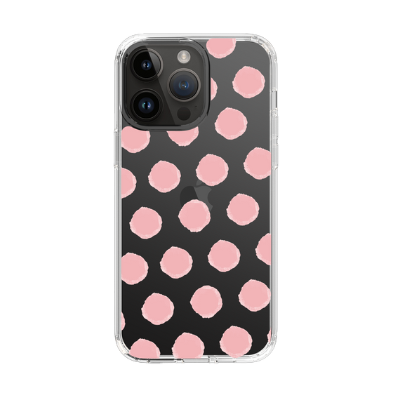 Slim Protection Case［ Original - Favorite Color Polka Dots - Pink ］
