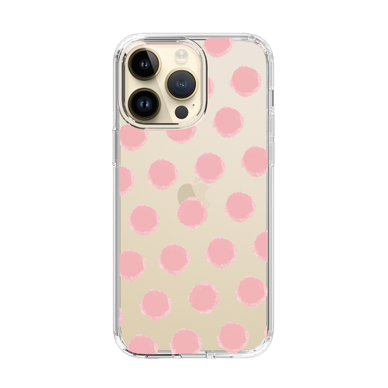 Slim Protection Case［ Original - Favorite Color Polka Dots - Pink ］