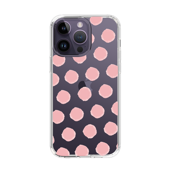 Slim Protection Case［ Original - Favorite Color Polka Dots - Pink ］