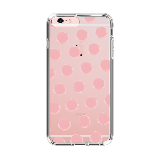 Slim Protection Case［ Original - Favorite Color Polka Dots - Pink ］