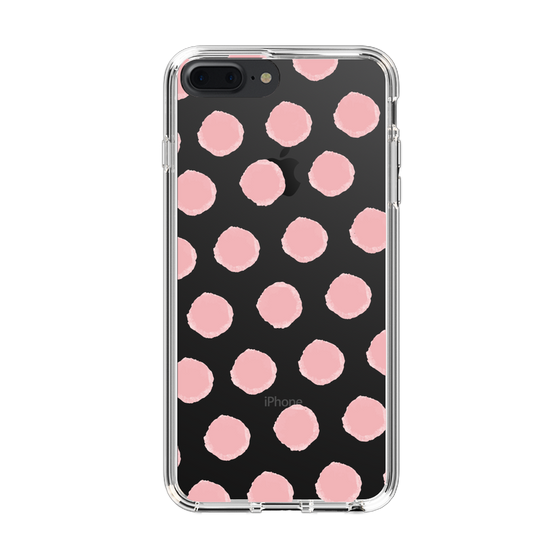 Slim Protection Case［ Original - Favorite Color Polka Dots - Pink ］