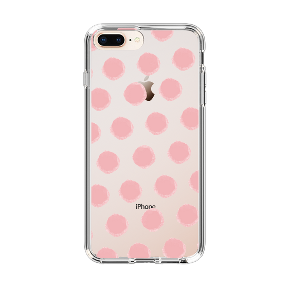 Slim Protection Case［ Original - Favorite Color Polka Dots - Pink ］