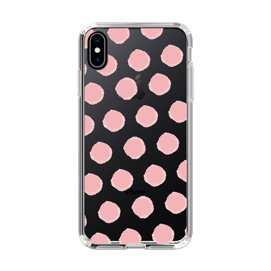 Slim Protection Case［ Original - Favorite Color Polka Dots - Pink ］