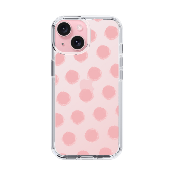 Slim Protection Case［ Original - Favorite Color Polka Dots - Pink ］