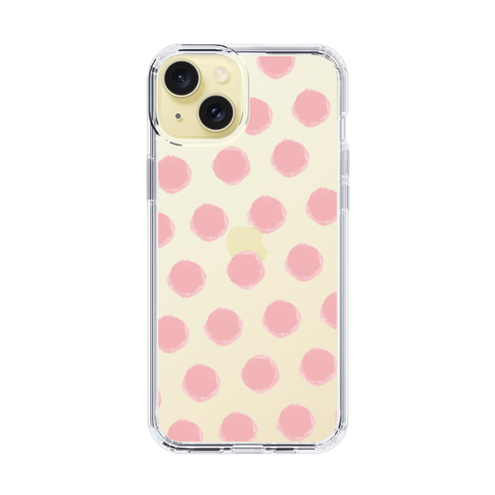 Slim Protection Case［ Original - Favorite Color Polka Dots - Pink ］