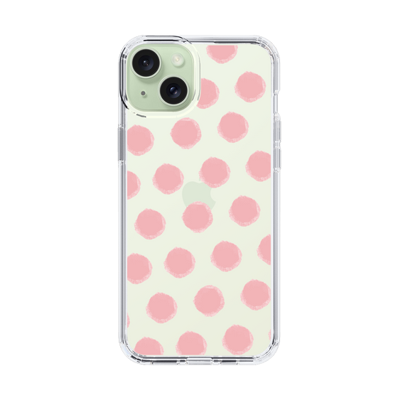 Slim Protection Case［ Original - Favorite Color Polka Dots - Pink ］
