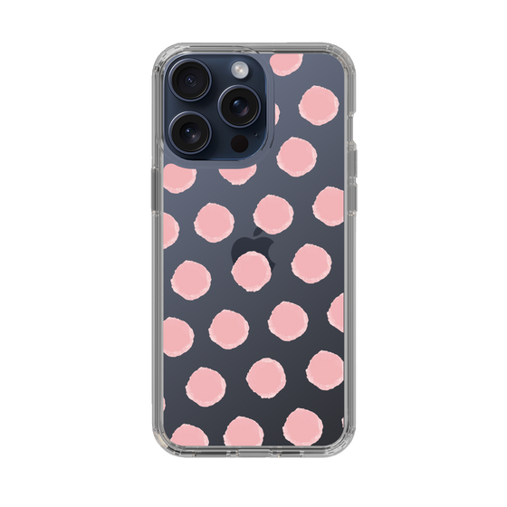 Slim Protection Case［ Original - Favorite Color Polka Dots - Pink ］
