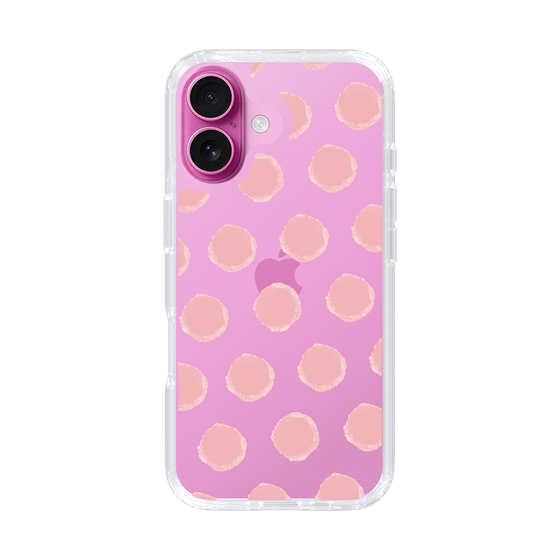 Slim Protection Case［ Original - Favorite Color Polka Dots - Pink ］
