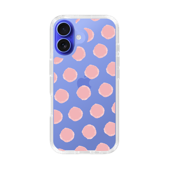 Slim Protection Case［ Original - Favorite Color Polka Dots - Pink ］