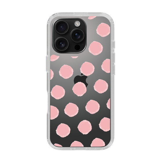 Slim Protection Case［ Original - Favorite Color Polka Dots - Pink ］