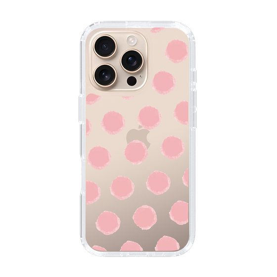 Slim Protection Case［ Original - Favorite Color Polka Dots - Pink ］