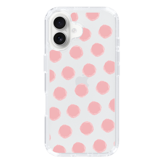 Slim Protection Case［ Original - Favorite Color Polka Dots - Pink ］