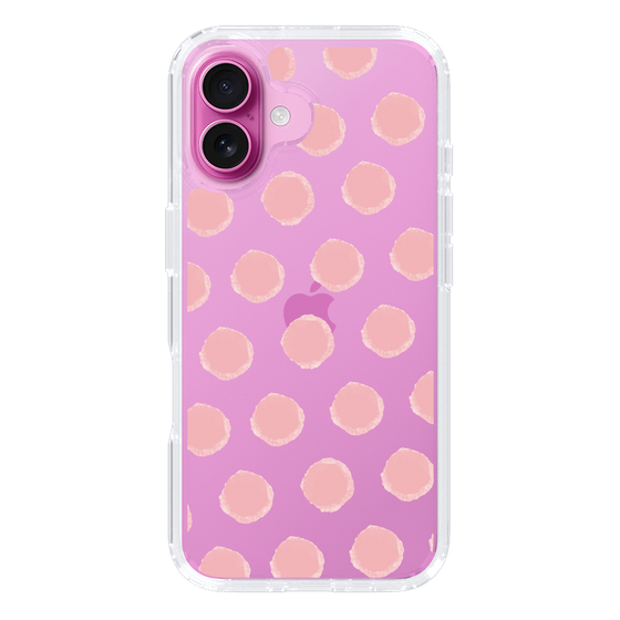 Slim Protection Case［ Original - Favorite Color Polka Dots - Pink ］