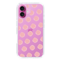 Slim Protection Case［ Original - Favorite Color Polka Dots - Pink ］