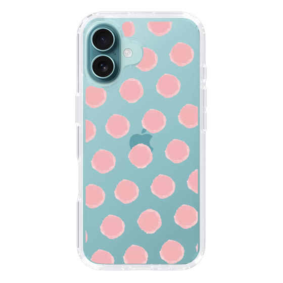 Slim Protection Case［ Original - Favorite Color Polka Dots - Pink ］