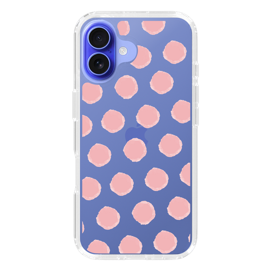 Slim Protection Case［ Original - Favorite Color Polka Dots - Pink ］