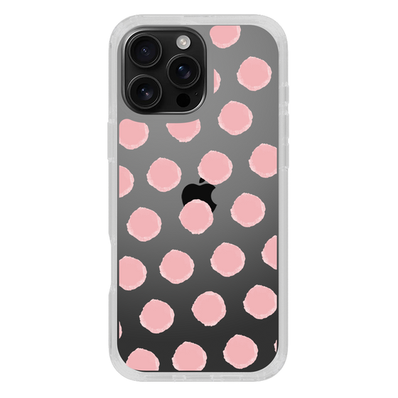 Slim Protection Case［ Original - Favorite Color Polka Dots - Pink ］