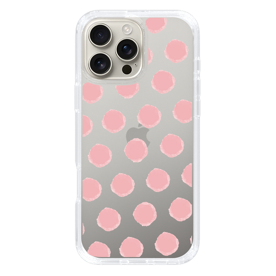 Slim Protection Case［ Original - Favorite Color Polka Dots - Pink ］