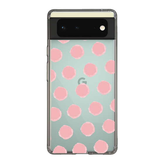 Slim Protection Case［ Original - Favorite Color Polka Dots - Pink ］