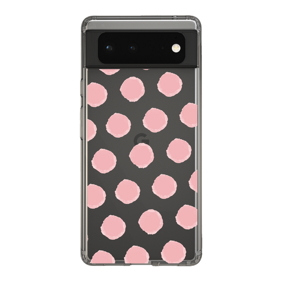 Slim Protection Case［ Original - Favorite Color Polka Dots - Pink ］