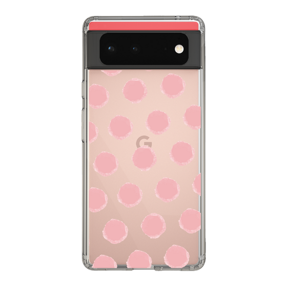 Slim Protection Case［ Original - Favorite Color Polka Dots - Pink ］
