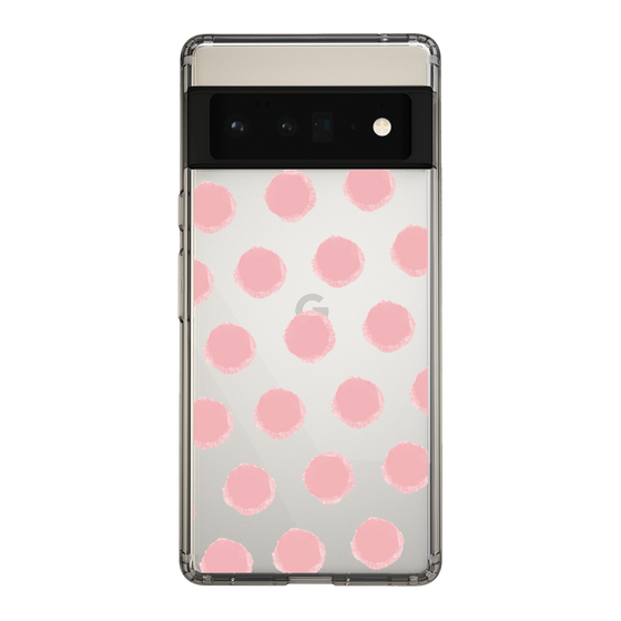 Slim Protection Case［ Original - Favorite Color Polka Dots - Pink ］