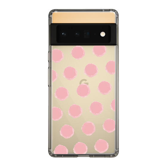 Slim Protection Case［ Original - Favorite Color Polka Dots - Pink ］