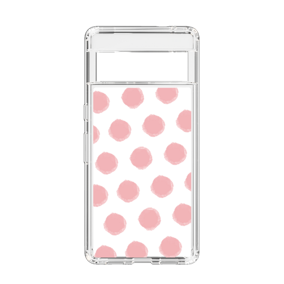 Slim Protection Case［ Original - Favorite Color Polka Dots - Pink ］